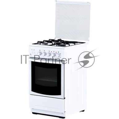 Плита комбинированная Flama RK 23-121 W белый, конфорок 3 газовых и 1 электрическая, духовка 50 л, 50 см x 85 см x 60 см