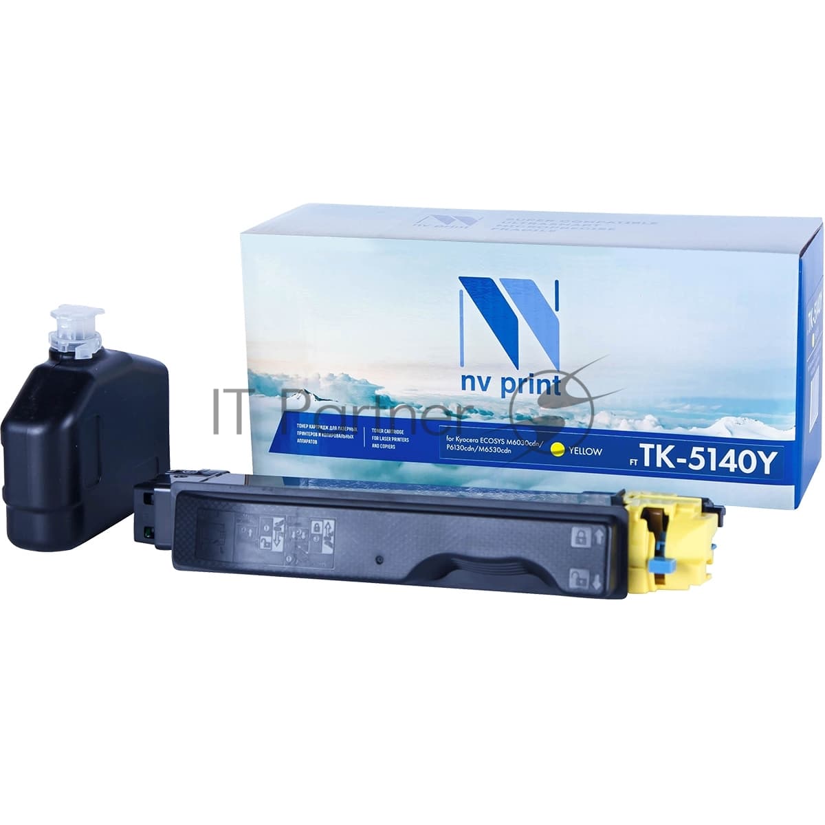 -/ Тонер-картридж NVP NV-TK-5140 Yellow для Kyocera ECOSYS M6030cdn/ M6530cdn/ P6130cdn (5000k)