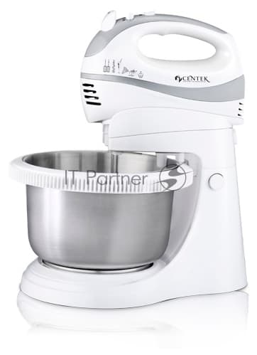 Миксер Centek CT-1107 белый/стальной