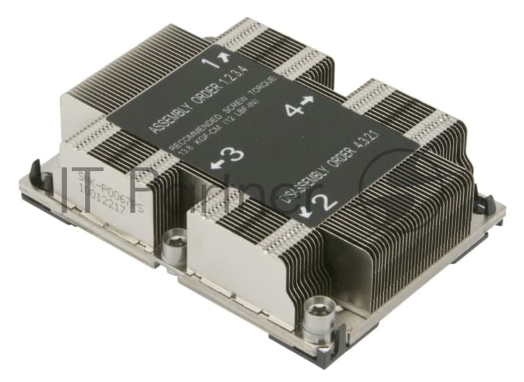 Пассивный кулер SuperMicro SNK-P0067PS 1U, Intel LGA3647, Narrow, 205W
