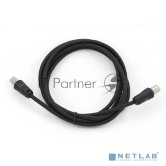 CCV-515-3M Кабель телевизионный Cablexpert, CCV-515-3M, Coaxial M/F, черный, 3м