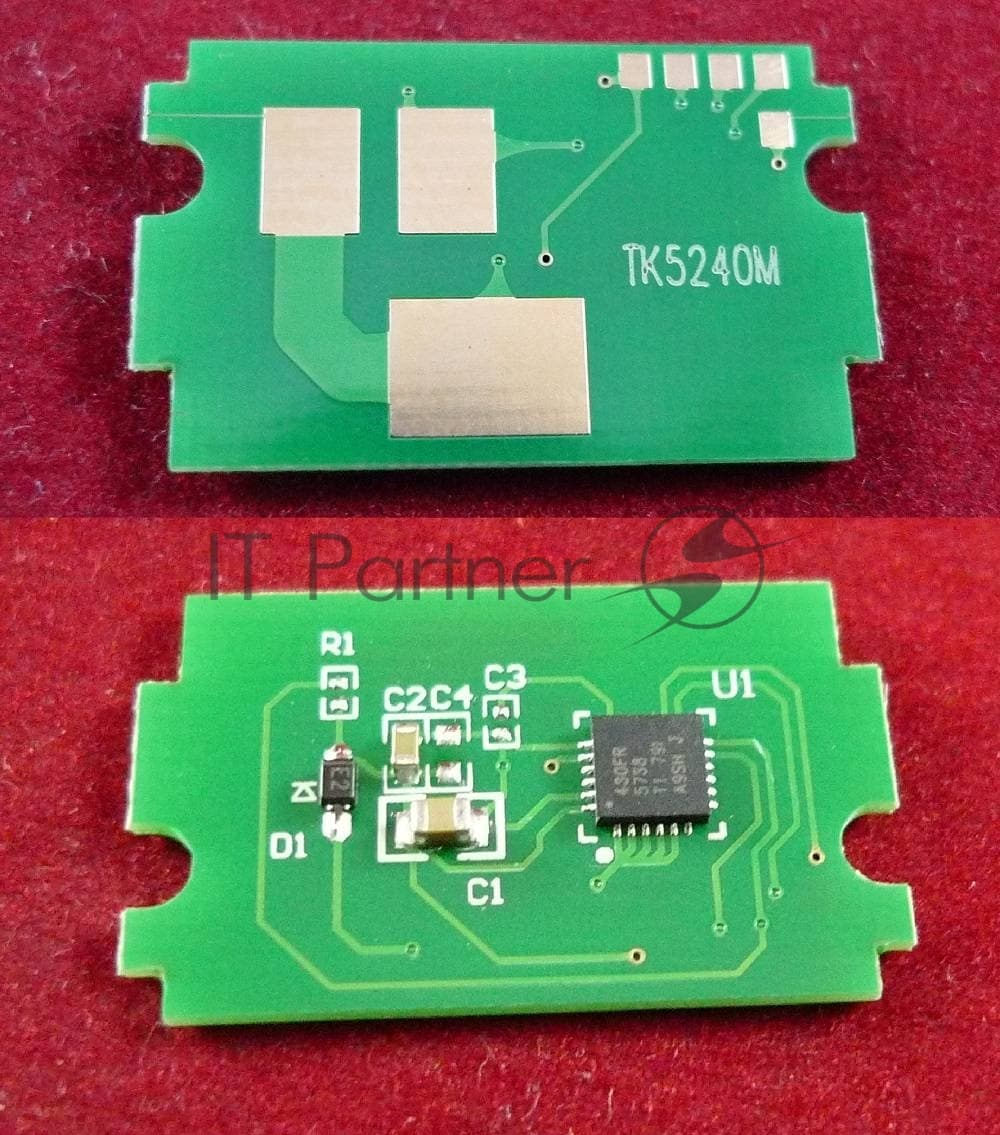 Чип для Kyocera Ecosys P5026cdn/M5526cdn (TK5240M) Magenta 3K (ELP, Китай)