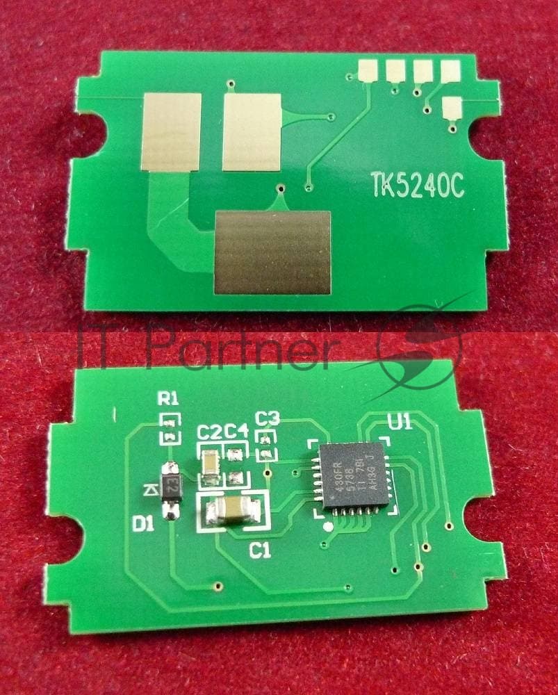 Чип для Kyocera Ecosys P5026cdn/M5526cdn (TK5240C) Cyan 3K (ELP, Китай)