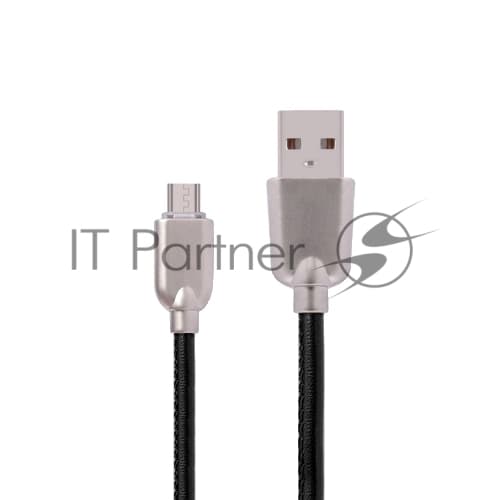 Кабели USB ACD USB кабель ACD-Allure MicroUSB ; USB-A Кожа, 1м, черный (ACD-U926-M1B)