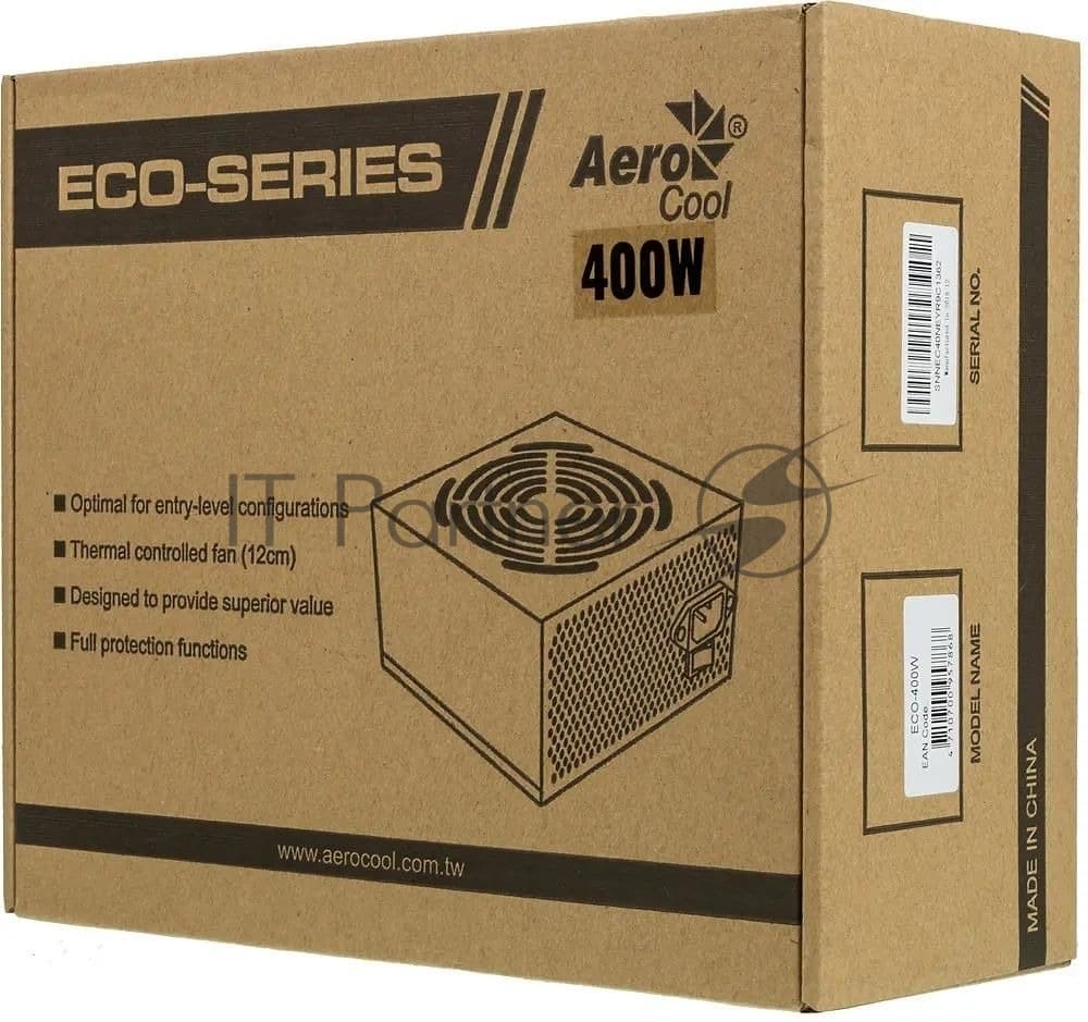 Блок питания Aerocool/Formula ECO-400W, 400Вт, 120мм, серый