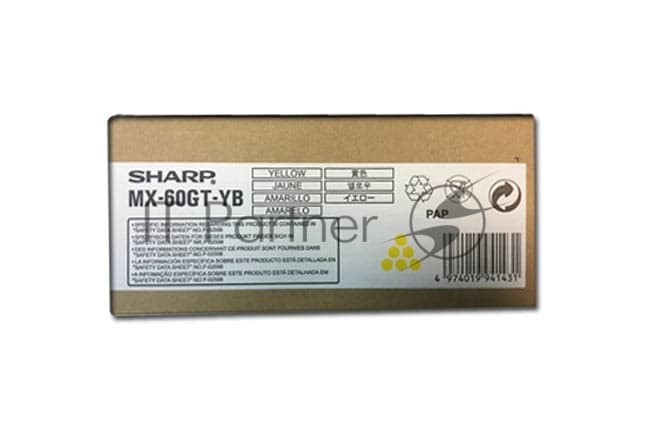 Картридж лазерный желтый Sharp Sphinx/Phoenix/Griffin (12K) MX60GTYB/MX61GTYB