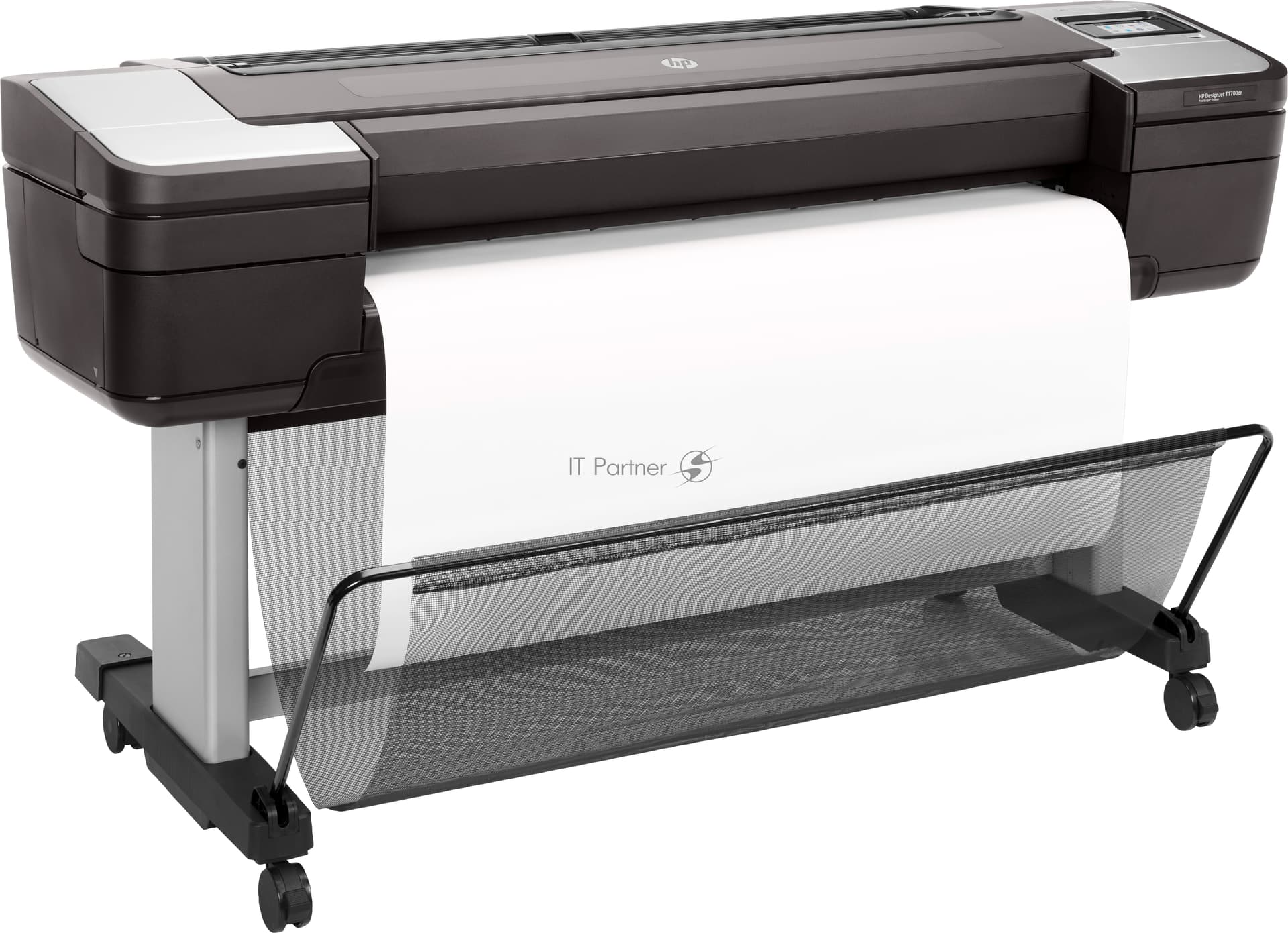 Плоттер струйный HP DesignJet T1700dr 44-in Printer (W6B56A), A0, цветной, 44", 1118 мм, 2400x1200 dpi, USB, Gigabit Ethernet