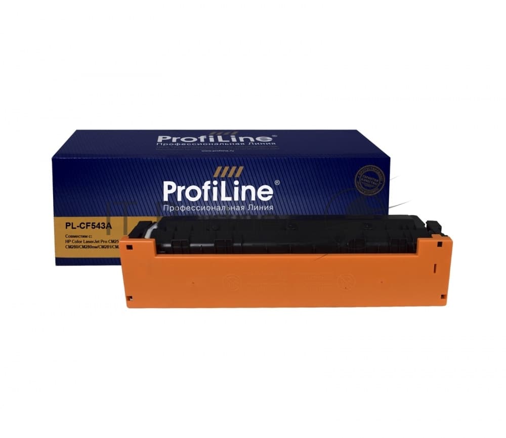 Картридж лазерный ProfiLine PL-CF543A №203A для принтеров HP Color LaserJet Pro M254/280/281 1300 копий Magenta