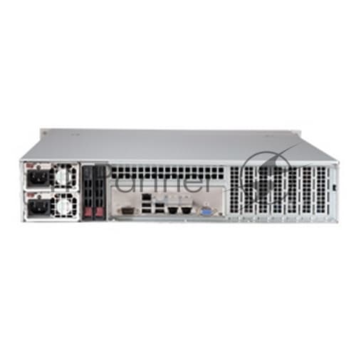 Корпус Supermicro CSE-826BAC4-R920LPB, 2U, 8 x SAS3 & 4 x hybrid NVMe 3.5 bays