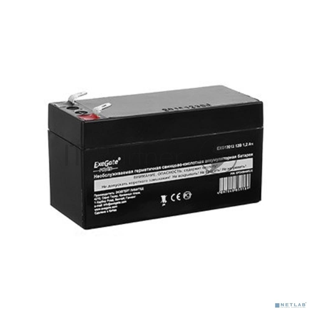 Батарея для ИБП ExeGate EX269857RUS GP12013/EXG12013 (12V 1.3Ah), клеммы F1