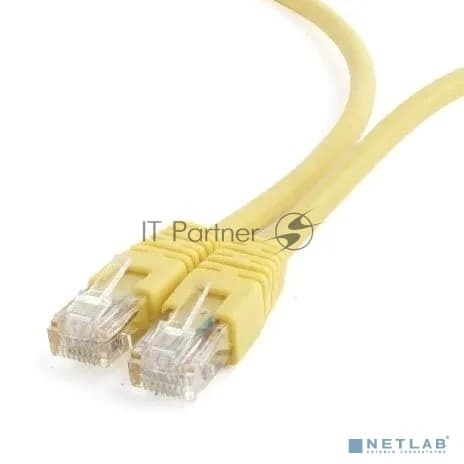 Cablexpert Патч-корд UTP PP6U-1M/Y кат.6, 1м, литой, многожильный (желтый)
