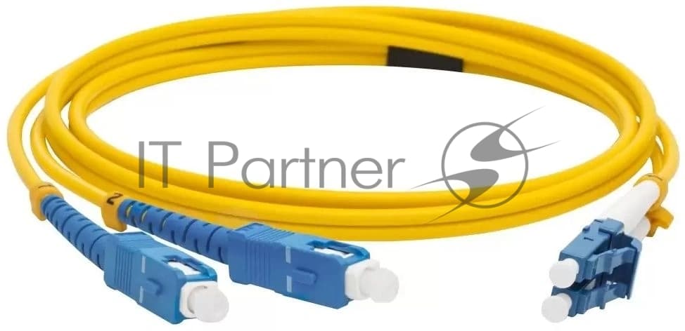 Патч-корд Lanmaster LAN-2LC-2SC/SU-3.0 2x9/125 OS1/OS2 LC дуплекс-SC дуплекс 3м LSZH оранжевый