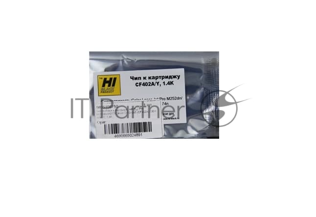Чип к картриджу HP Color LaserJet Pro M252dw/M277 201A/CF402A (Hi-Black) new, Y, 1.4k