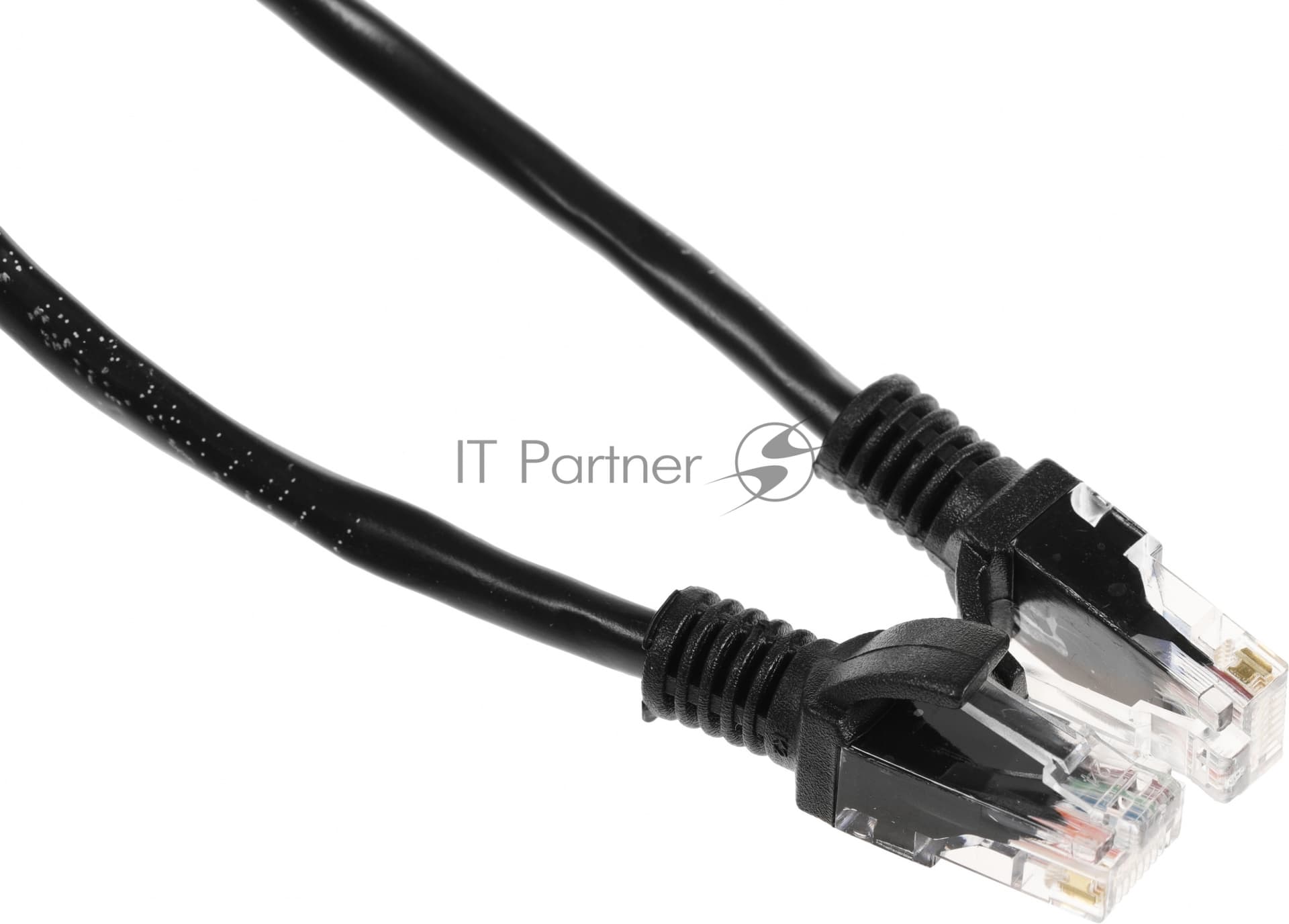 Патч-корд UTP Cablexpert cat.5e 0.25м, литой, многожильный, черный