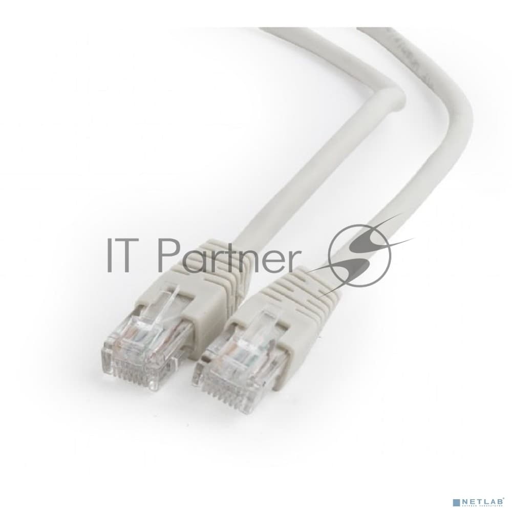 Патч-корд UTP Cablexpert cat.6, 0.25м, литой, многожильный, серый