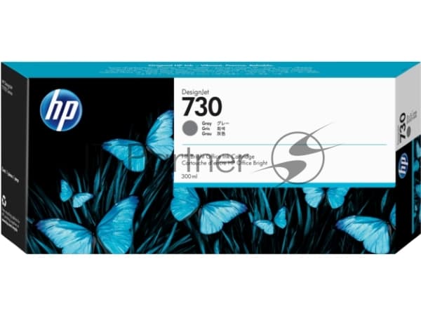 Картридж струйный HP 730 300мл серый Ink Cartridge