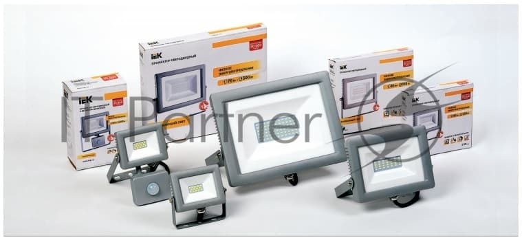 Прожектор СДО 07-100 LED 100Вт IP65 6500К сер. IEK LPDO701-100-K03
