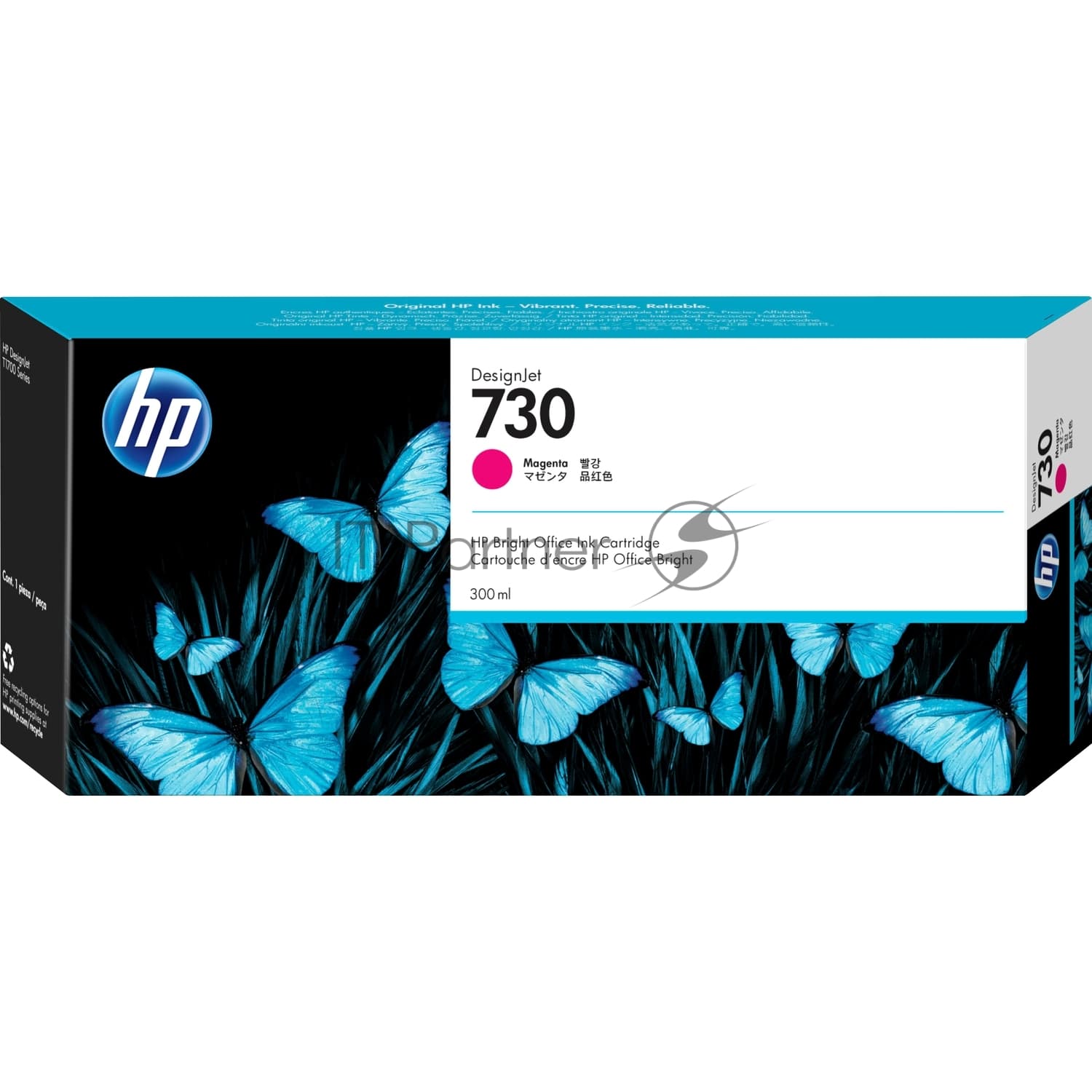 Картридж струйный HP 730 300мл пурпурный Ink Cartridge