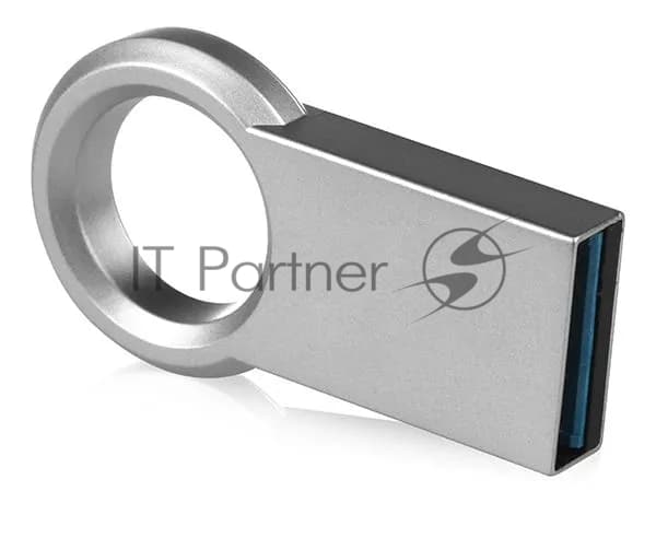 Флешка USB QUMO 64Gb Ring USB 3.0 цвет корпуса металлик(QM64GUD3-Ring)