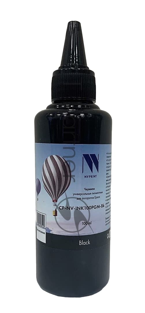 -/ Чернила NVP пигментные для аппаратов Epson (100ml) Black