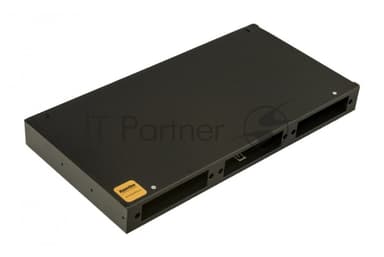 Бокс оптический универсальный Hyperline FO-19R-1U-3xSLT-W140H42-24UN-BK 19", от 8 до 24 портов (SC, duplex LC, ST, FC), со сплайс пластиной, без пигтейлов и проходных адаптеров, 1U, черный