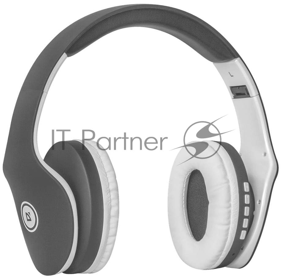 Гарнитура беспроводная DEFENDER FreeMotion (Свобода) B525 серый/белый (Bluetooth)