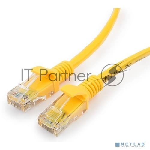 Патч-корд медный UTP Cablexpert PP10-5M/Y cat.5, 5м, литой, многожильный, желтый