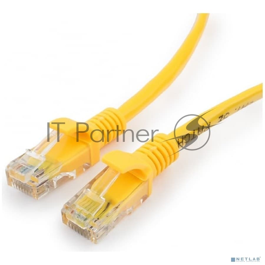 Патч-корд UTP Cablexpert PP12-15M/Y cat.5e, 15м, литой, многожильный, желтый