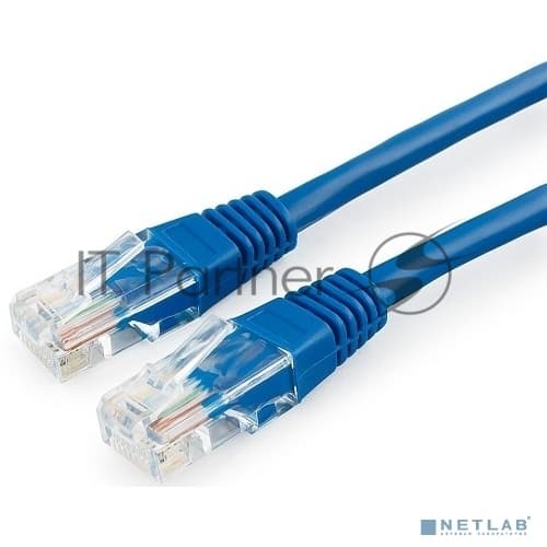 Патч-корд медный UTP Cablexpert PP10-7.5M/B cat.5, 7.5м, литой, многожильный, синий
