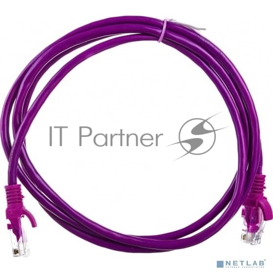 Патч-корд UTP Cablexpert PP12-1.5M/V cat.5e, 1.5 м, литой, многожильный, фиолетовый