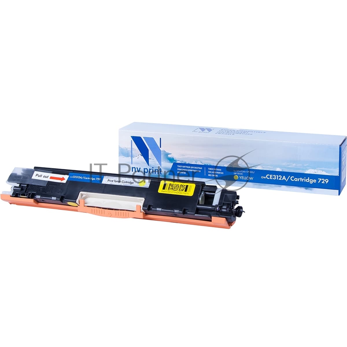-/ Тонер-картридж NVP NV-CE312A/NV-729 Yellow для HP Color LaserJet CP1025/ CP1025nw/ M275/ CP1025/ CP1025nw/ 100 M175a/ 100 M175nw/ LBP 7010 i-Sensys/ 7010C i-Sensys/ 7018 i-Sensys/ 7018C i-Sensys (1000k)