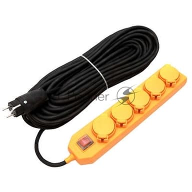 Удлинитель 5х20 м с заземл. 16А IP44 У10-026 с выкл. с индик. КГ 3х1.5 розетки с защ. крышкой UNIVersal 9634139