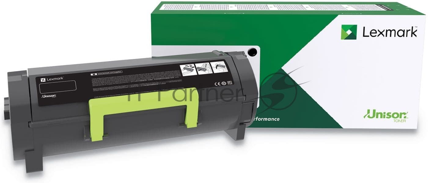 Картридж лазерный Lexmark черный для MS521, MS621, MX521, MX522, MX622 25000 стр.
