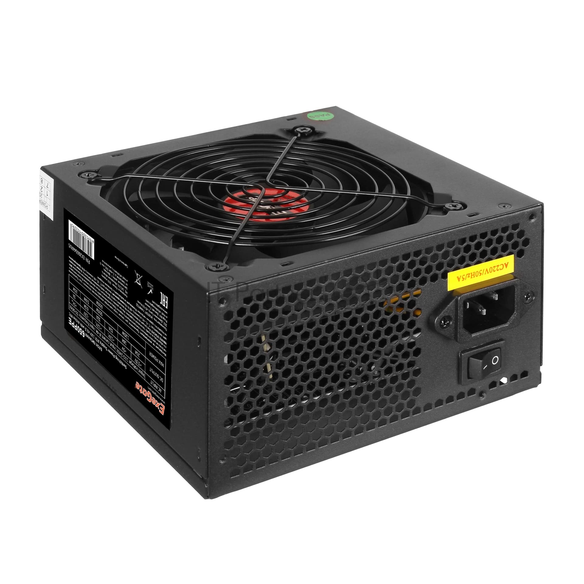 Блок питания ExeGate 650PPE (EX260644RUS-PC), 650Вт, 120мм, черный