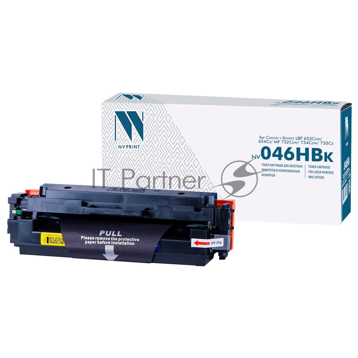 -/ Тонер-картридж NVP NV-046H Black для Canon i-Sensys LBP 653Cdw/ 654Cx/ MF 732Cdw/ 734Cdw/ 735Cx (6300k)