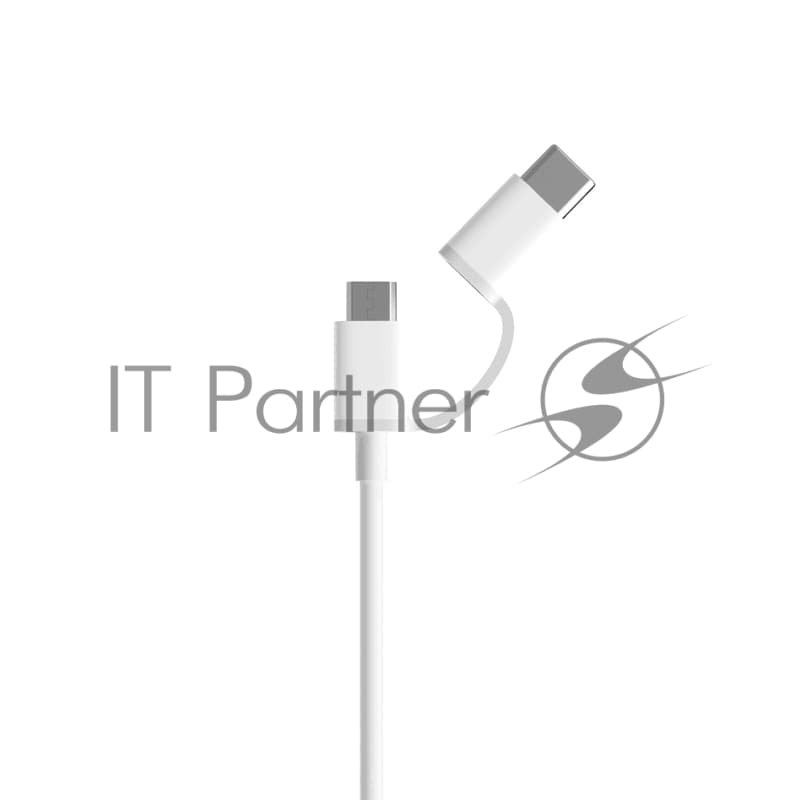 Кабель Xiaomi Mi 2-in-1 USB Cable Micro-USB to Type C 30см SJX02ZM (SJV4083TY)