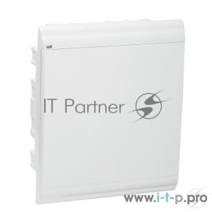 Бокс IEK MKP82-V-24-WD-41-10 ЩРВ-П-24 модуля встраив.пластик IP41 PRIME белая дверь
