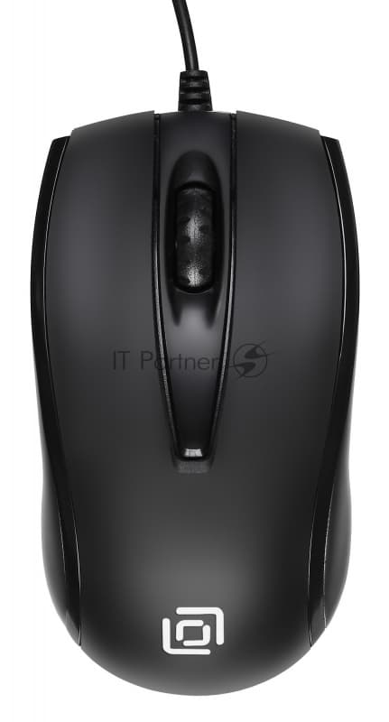 Мышь проводная Oklick 325M черный, 1000 dpi, USB, кнопки - 3