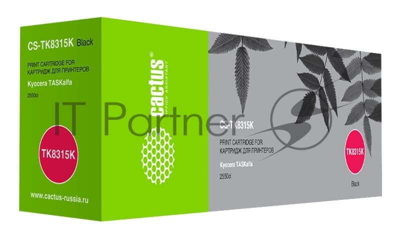 -/ Картридж лазерный Cactus CS-TK8315K TK-8315K черный (12000стр.) для Kyocera FS-Taskalfa-2550CI