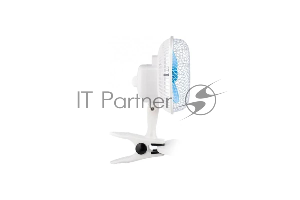 Вентилятор Centek CT-5003 синий/белый, настольный, 20 Вт, 2 скорости, 15 см