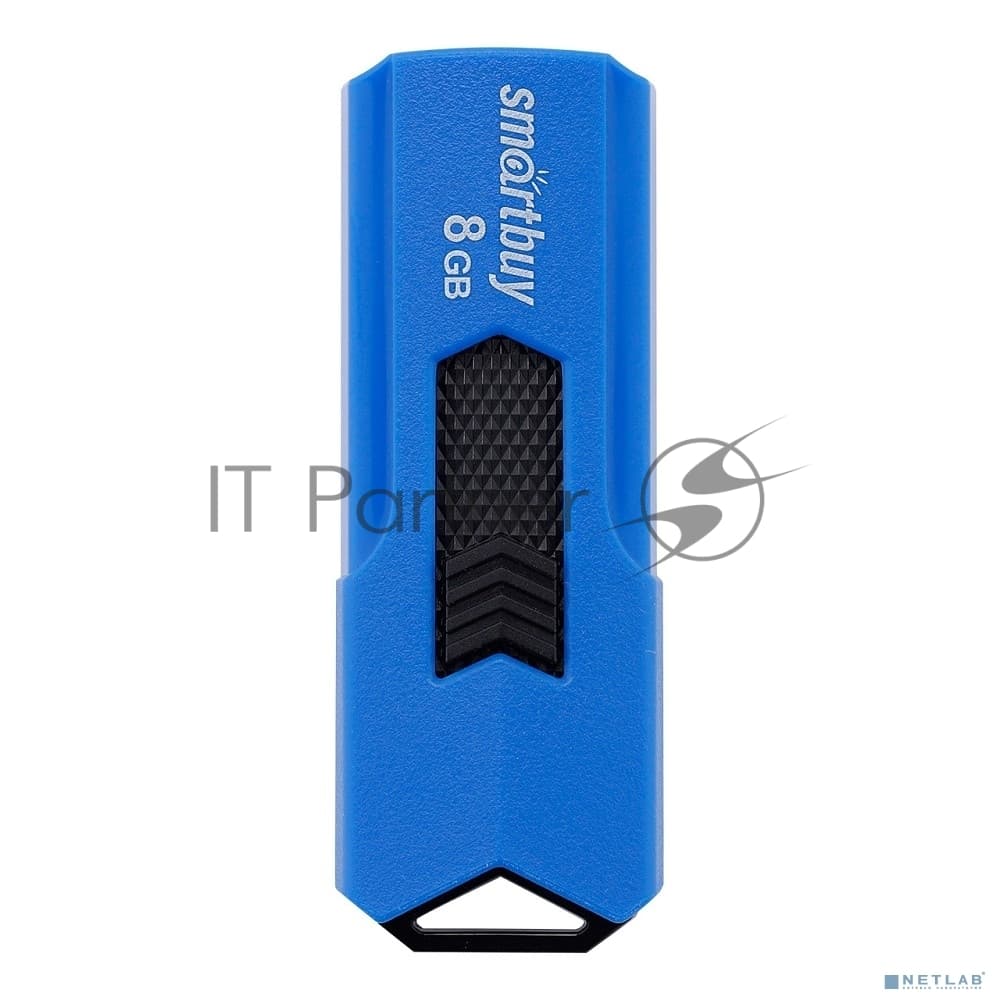Флешка USB Smartbuy STREAM Blue (SB8GbST-B), 8Gb, USB 2.0, R/W 25/15, синий/черный