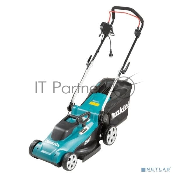 Газонокосилка Makita ELM3720 1400Вт,37см,3уровн,20\55мм,40л,10.2кг,кор,пластик,2Cut,инд заполнения