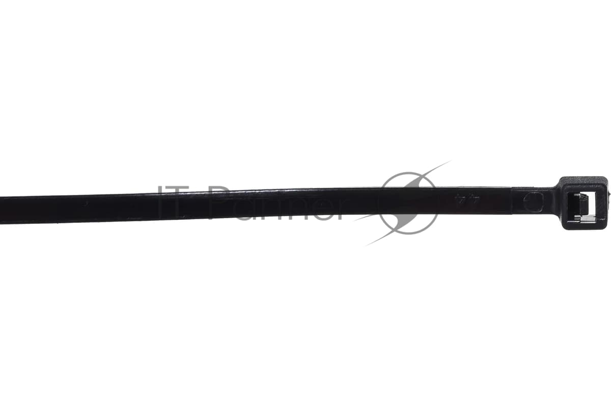Нейлоновые стяжки Fortisflex КСС 3х100 черный 100 штук