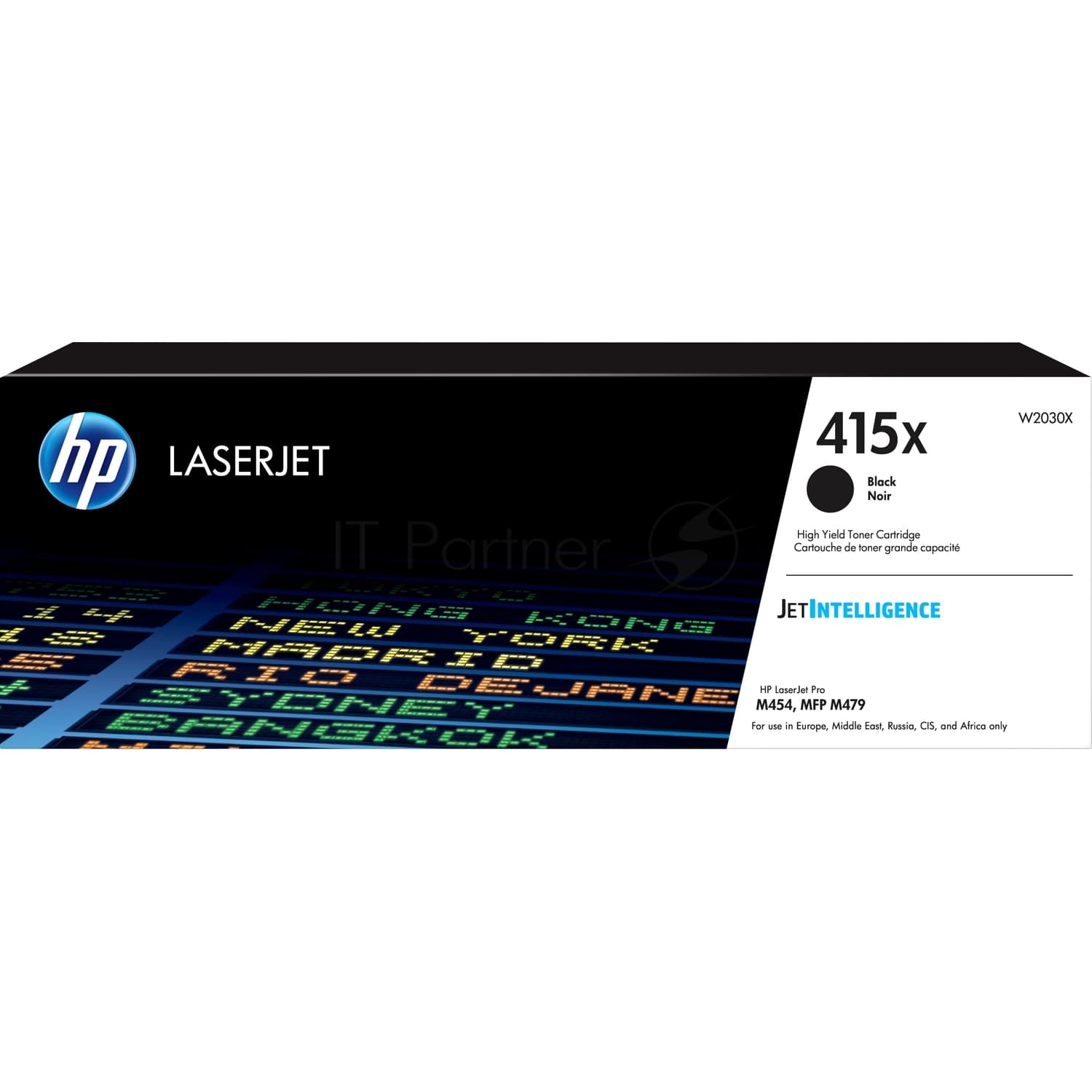 Картридж лазерный HP 415X W2030X черный для HP LJ M454/MFP M479 (7500 стр.)
