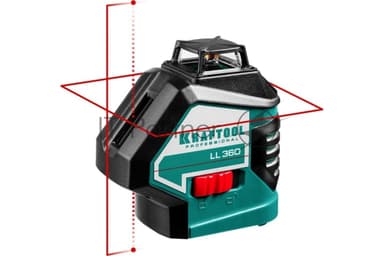 Уровни лазерные KRAFTOOL ''ll360-4'' 360 градусов 20м/70м детектор