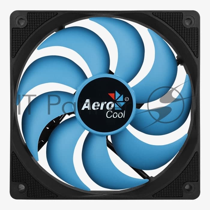 Вентилятор для корпуса AeroCool/Formula Motion 12 Plus черный, 120 мм, 1200 об/мин, 22.1 дБ, 3 pin