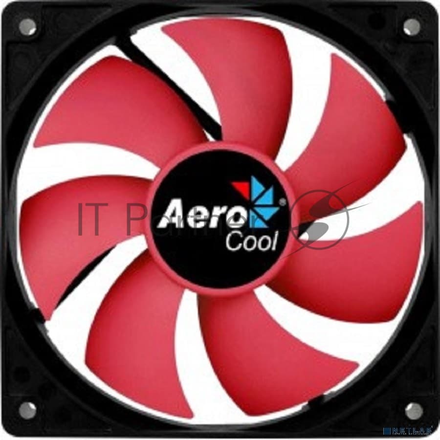 Вентилятор для корпуса Aerocool/Formula Force 12 PWM красный, 120 мм, 1500 об/мин, 27.5 дБ, 4 pin