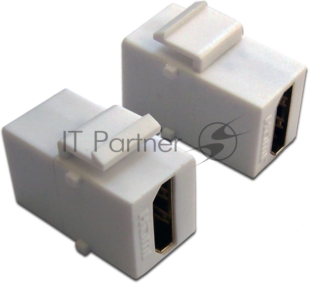 Модуль Keystone, HDMI, мама-мама, 180 градусов, белый