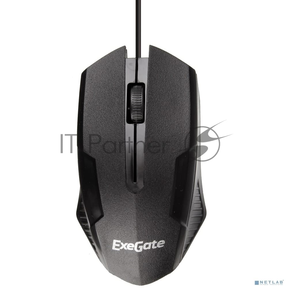 Мышь проводная ExeGate Professional Standard SH-9025L2 черный, 1000 dpi, USB, кнопки - 3