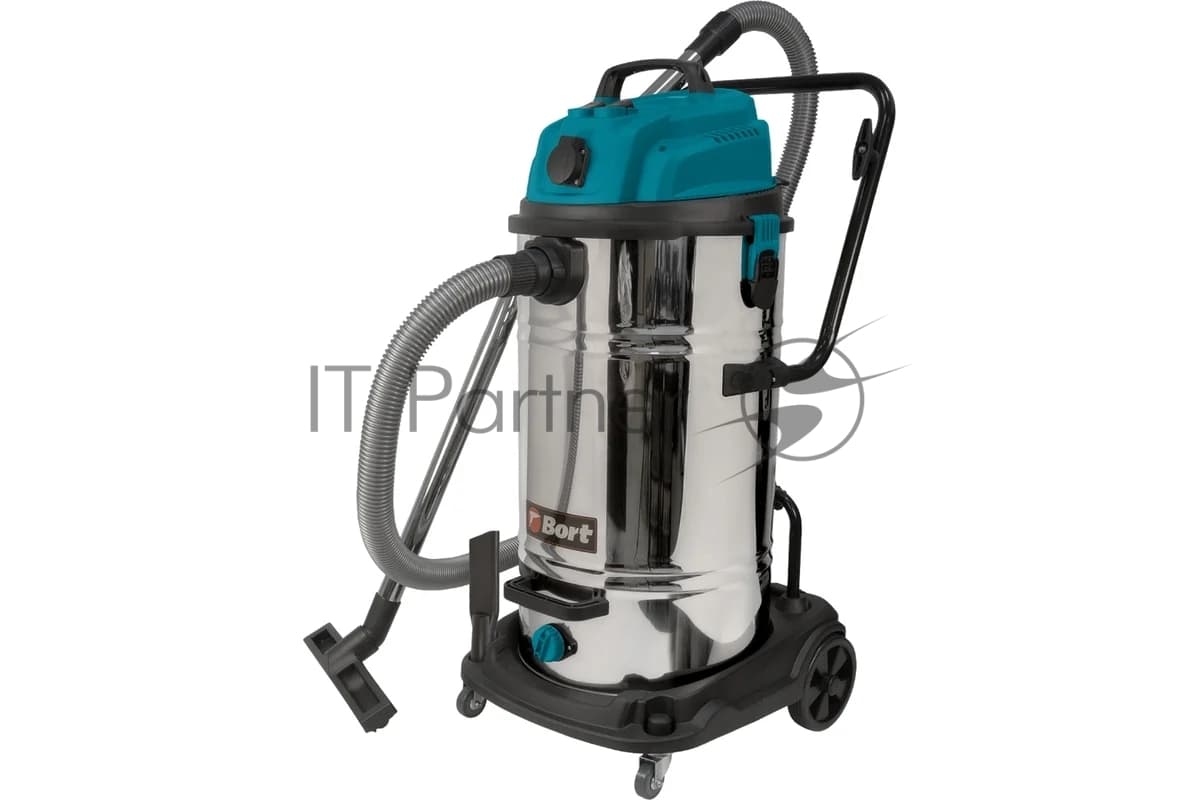 Строительный пылесос Bort BSS-2260-Twin 2200Вт (уборка: сухая/влажная) синий